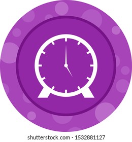 Beautiful Clock Vector Glyph icon