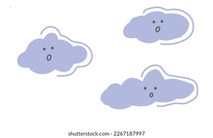 beautiful cloud image wallpaper with a gawking expression makes it look funny