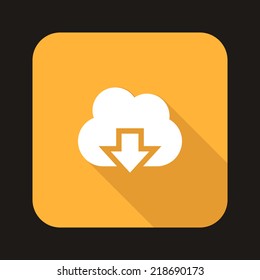 Beautiful Cloud web icon