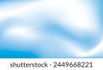 Beautiful clouds, abstract white and blue color gradient background. Vector illustration.