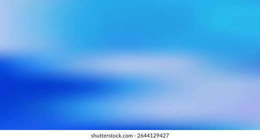 Nubes hermosas, fondo abstracto del gradiente del color blanco y azul. Ilustración vectorial