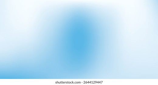 Nubes hermosas, fondo abstracto del gradiente del color blanco y azul. Ilustración vectorial