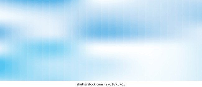 Nubes hermosas, fondo abstracto del gradiente del color blanco y azul. Ilustración vectorial.