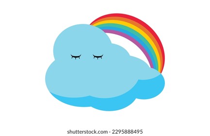 Beautiful clouds in the sky nature.