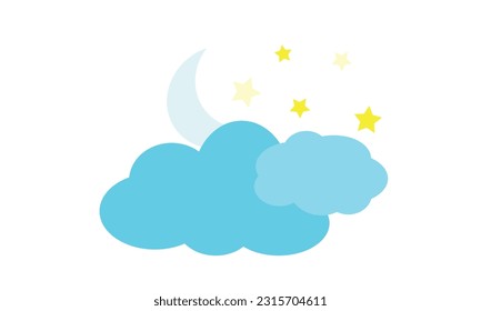 Beautiful clouds in the sky nature.
