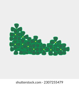 beautiful clover flower illustration Vector