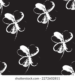 Beautiful clover plant, vector illustration