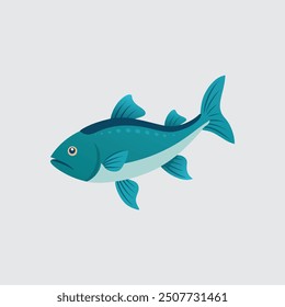 Beautiful Cod Fish vector artwork