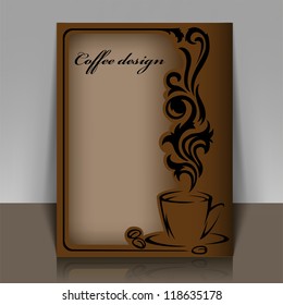 beautiful coffee frame for your design