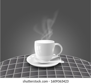 Beautiful Coffee Mug Vector Illustration