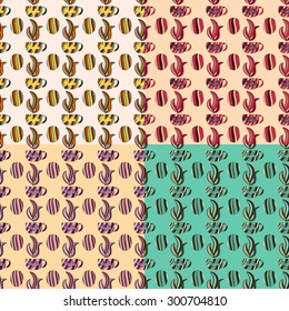 beautiful coffee seamless background