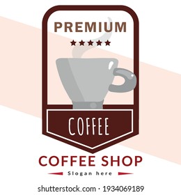 Beautiful  Coffee Shop Logo Design Vector