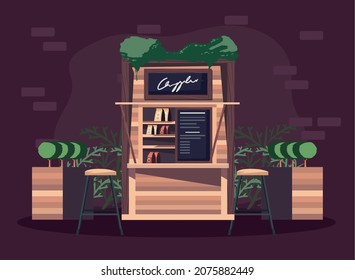 beautiful coffee store with items