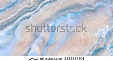 a beautiful collage of onyx, agglomerate texture, pink and blue natural shades, watercolor liquid texture, a slice of stone from semiprecious ore, suitable for interiors, covers, films
