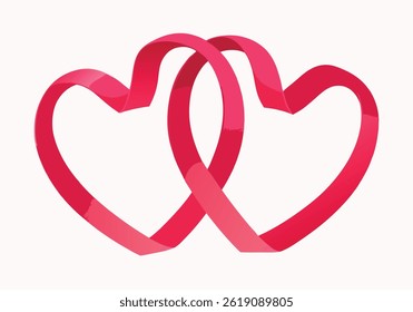 A beautiful collection of love hearts in various designs.