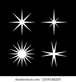 Beautiful collection of sparkling stars