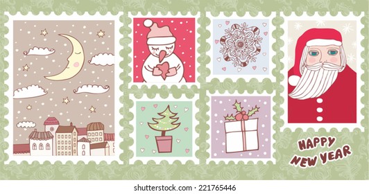 Beautiful Collections of Christmas Postmarks