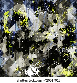 beautiful color abstract pattern vector illustration of graffiti 