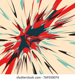 beautiful color abstract pattern vector illustration of graffiti