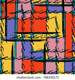 beautiful color abstract pattern vector illustration of graffiti