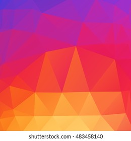 beautiful color, abstract polygonal background. vector illustration. space for text, concept Kaleidoskop