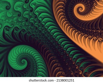 beautiful color background of fractals.