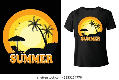 Beautiful color combined summer t shirt