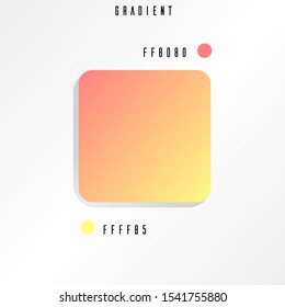 beautiful color gradient illustration simple background
