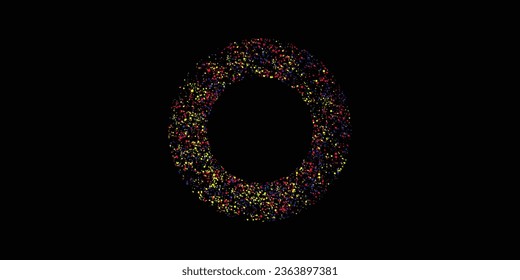 Beautiful color grunge design elements. Vector illustration