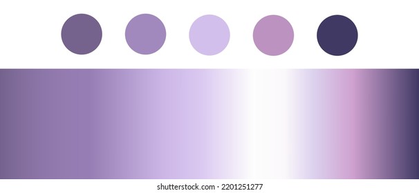 Schöne Farbpalette mit Farbverlauf