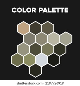 Beautiful color set. Gradient. Color solutions. Vector