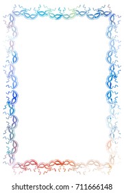 Beautiful color silhouette horizontal frame with carnival masks. Low poly textured. Copy space. Vector clip art.