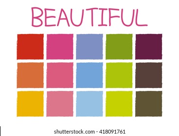 Beautiful Color Tone without Code Vector Illustration