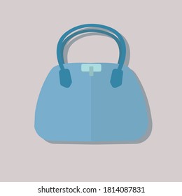 hermosa bolsa de colores sobre un fondo de color