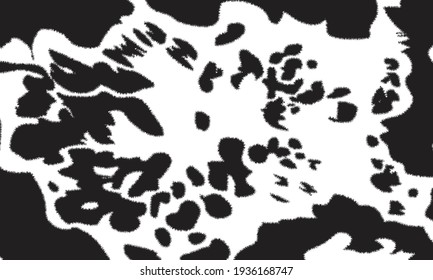 Beautiful colored cow leather pattern. Vector Illustration.