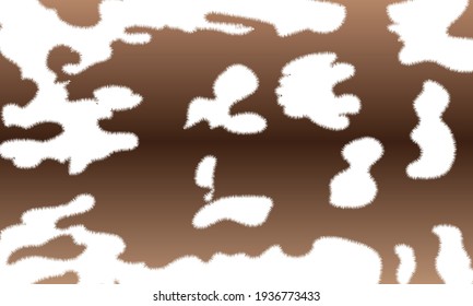 Beautiful colored cow leather pattern. Vector Illustration.