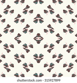 beautiful colored leaves of the trees on a light background vector illustration