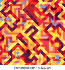 beautiful colored polygons on a bright geometric background vector illustration