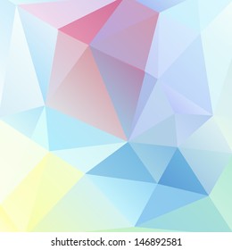 beautiful colorful abstract background with triangles