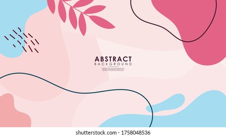 Beautiful colorful abstract floral background