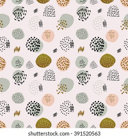 Beautiful colorful abstract pattern on a pastel lignt background
