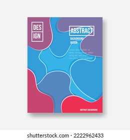 beautiful colorful abstract poster background