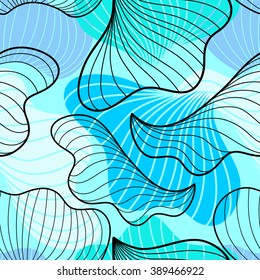 Beautiful colorful abstract seamless pattern. Background, texture, textile, fabric