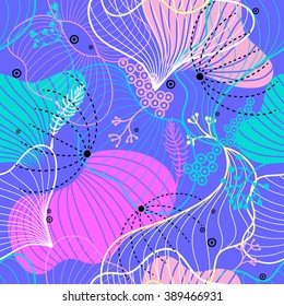 Beautiful colorful abstract seamless pattern. Background, texture, textile, fabric