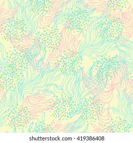 Beautiful colorful abstract seamless pattern. Background, texture, textile, fabric
