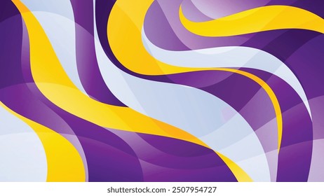 Beautiful colorful abstract wallpaper in blue yellow tones. Excellent background template for booklets, brochures, business cards, billboards and your other projects. Vector.