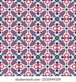 Beautiful colorful art seamless pattern. Art forms are grouped and arranged in a specific order. Vector image for print, textile, packaging, interior design and your other projects.