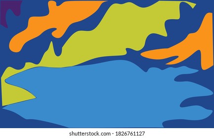 schöner bunter Hintergrund. Kombination aus hellen Farben. weiche und glatte Textur. verwendet auf Hintergrund