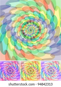 beautiful colorful background with lovely retro colors (ideal for gift, celebration , invitation etc. works)