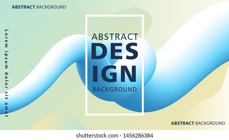 beautiful colorful banner fluid loop background.